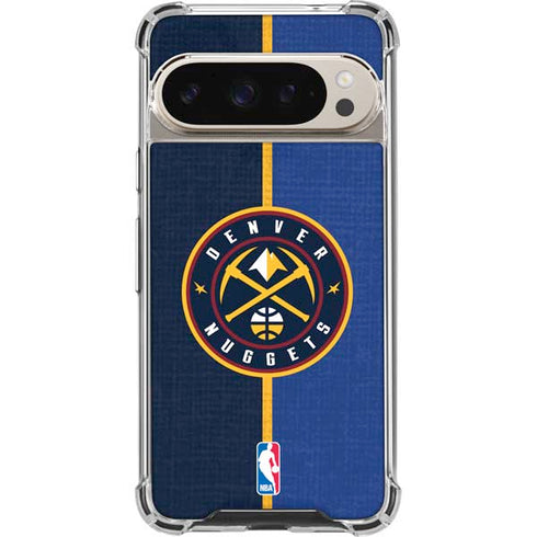 NBA Denver Nuggets Canvas Pixel 9/9 Pro Clear Case